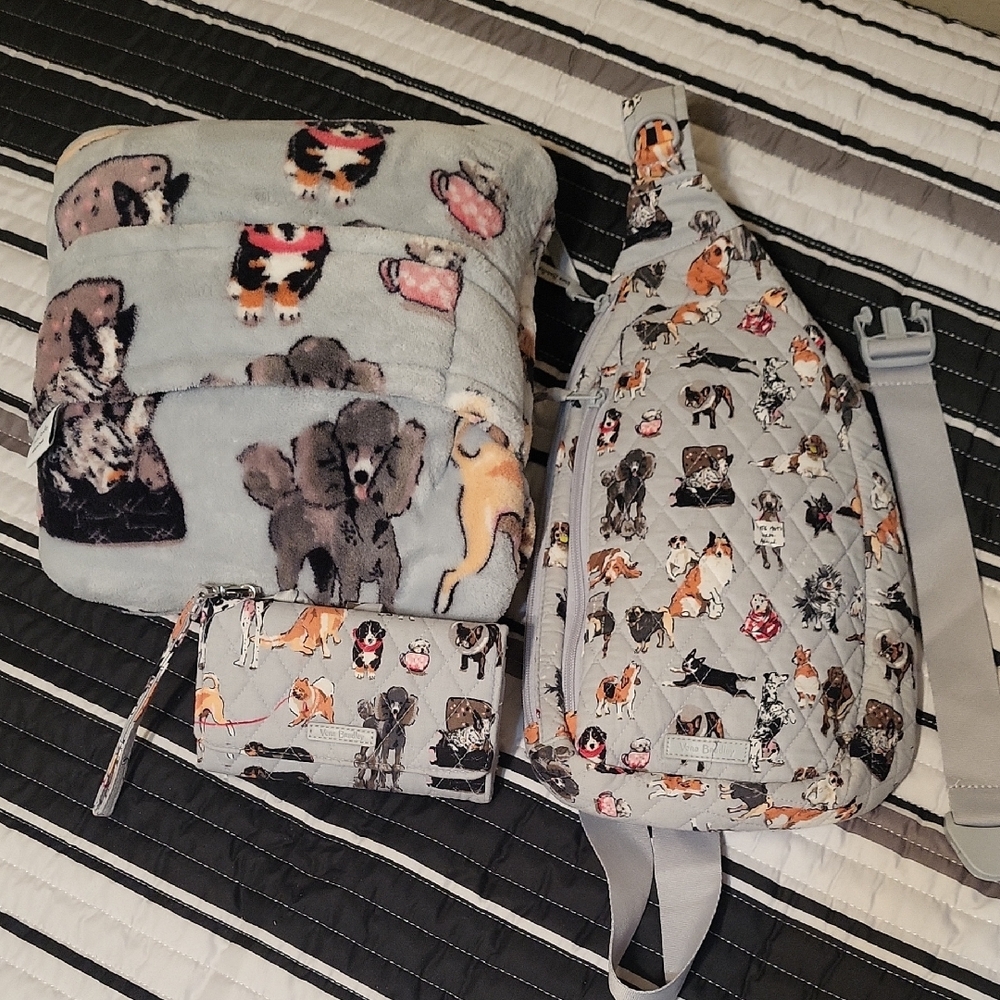 Kids Animal Print Backpack and Blanket Set